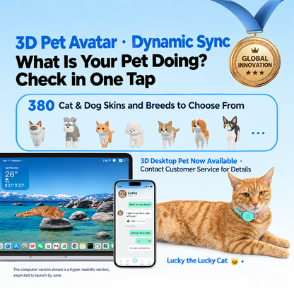 Pawkeyland Health Smart Collar for Cats